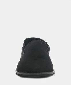 Rag & Co OLIWIA Black Classic Suede Loafers