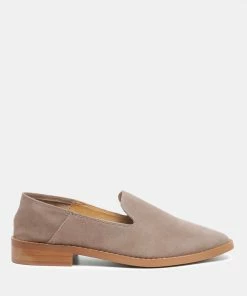 Rag & Co Loafers & Ballerinas OLIWIA Taupe Classic Suede Loafers 10 Rag & Co Loafers & Ballerinas OLIWIA Taupe Classic Suede Loafers