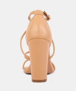 Rag & Co Sandals OPULENCE Latte High Heeled Dress Sandal