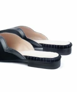 Rag & Co ORLA Black Classic Suede Walking Mules 8 Rag & Co ORLA Black Classic Suede Walking Mules