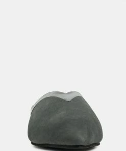 Rag & Co Flats ORLA Grey Classic Suede Walking Mules