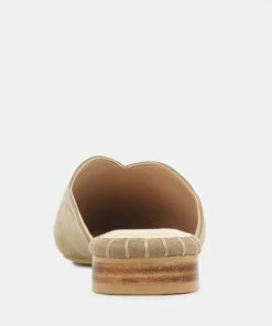 Rag & Co ORLA Taupe Classic Suede Walking Mules 13 Rag & Co ORLA Taupe Classic Suede Walking Mules