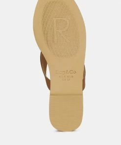 Rag & Co OROFER Tan Soft Leather Luxury Thong Flats 13 Rag & Co OROFER Tan Soft Leather Luxury Thong Flats