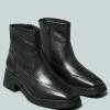 Rag & Co X OXMAN Classic Black Ankle Boot 2 Rag & Co X OXMAN Classic Black Ankle Boot
