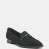 Rag & Co PAULINA Black Suede Leather Loafers Loafers & Ballerinas