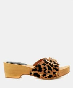 Rag & Co POLLY Leopard Clogs