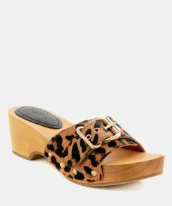 Rag & Co POLLY Leopard Clogs