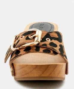 Rag & Co POLLY Leopard Clogs