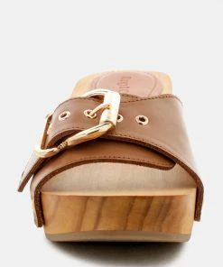 Rag & Co POLLY Tan Clogs