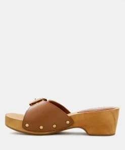 Rag & Co POLLY Tan Clogs