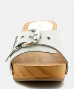 Rag & Co POLLY White Clogs 10 Rag & Co POLLY White Clogs