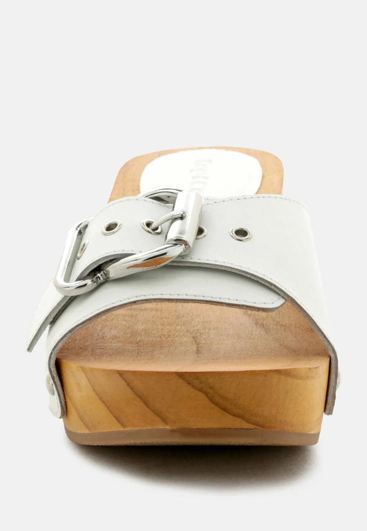 Rag & Co POLLY White Clogs 5 Rag & Co POLLY White Clogs