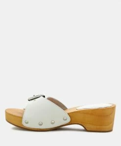 Rag & Co POLLY White Clogs 11 Rag & Co POLLY White Clogs