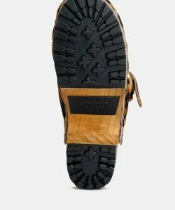 Rag & Co PRUNUS Leopard Buckled Suede Round Toe Mule Clogs 13 Rag & Co PRUNUS Leopard Buckled Suede Round Toe Mule Clogs