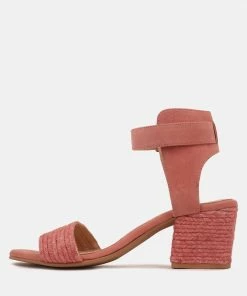 Rag & Co Sandals RAYNA Blush Braided Jute Strap And Suede Sandal 13 Rag & Co Sandals RAYNA Blush Braided Jute Strap And Suede Sandal