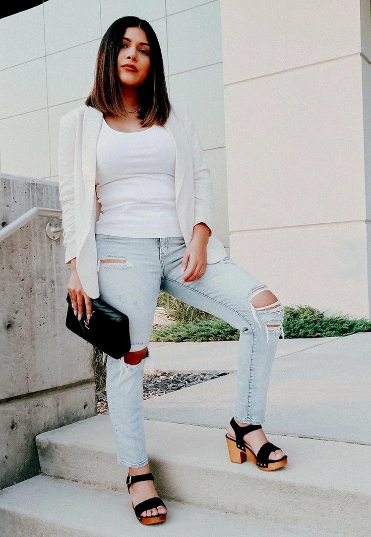 Rag & Co APRIL Black Wooden Clogs In Suede Weave 9 Rag & Co APRIL Black Wooden Clogs In Suede Weave