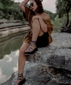 Rag & Co X CRUZ Gladiator Platform Leather Sandal In Snake Print Sandals 13 Rag & Co X CRUZ Gladiator Platform Leather Sandal In Snake Print Sandals