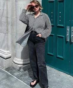 Rag & Co X Sandals HATHAWAY Slip-On Platfrom Sandal In Black