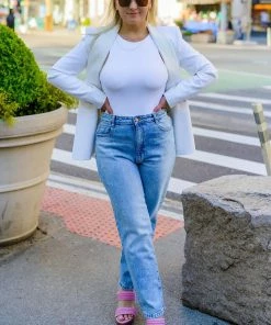 Rag & Co SS'22 MILLE-FEUX Suede Slip-On Block Heeled Sandal In Pink