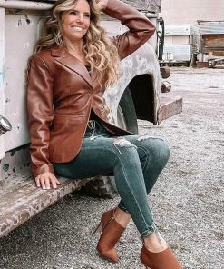 Rag & Co MELBA Pointed Toe Stiletto Boot In Brown Boots 15 Rag & Co MELBA Pointed Toe Stiletto Boot In Brown Boots