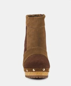 Rag & Co HURON Brown Fine Suede Patchwork Ankle Boots 11 Rag & Co HURON Brown Fine Suede Patchwork Ankle Boots