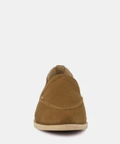Rag & Co Loafers & Ballerinas BOUGIE Tan Organic Canvas Loafers