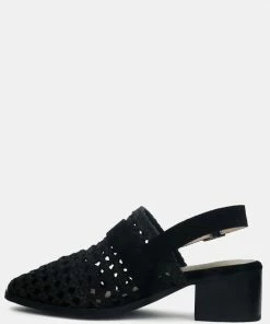 Rag & Co ROSALIE Black Block Heeled Sandal 12 Rag & Co ROSALIE Black Block Heeled Sandal