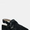 Rag & Co ROSALIE Black Block Heeled Sandal 1 Rag & Co ROSALIE Black Block Heeled Sandal