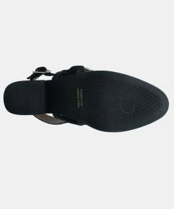 Rag & Co ROSALIE Black Block Heeled Sandal 15 Rag & Co ROSALIE Black Block Heeled Sandal