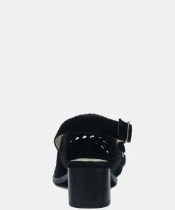 Rag & Co ROSALIE Black Block Heeled Sandal 13 Rag & Co ROSALIE Black Block Heeled Sandal