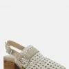 Rag & Co ROSALIE Off White Block Heeled Sandal Sandals 2 Rag & Co ROSALIE Off White Block Heeled Sandal Sandals