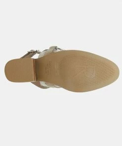 Rag & Co ROSALIE Off White Block Heeled Sandal Sandals 15 Rag & Co ROSALIE Off White Block Heeled Sandal Sandals