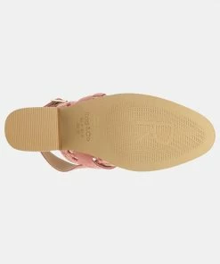 Rag & Co ROSALIE Pink Block Heeled Sandal Sandals 13 Rag & Co ROSALIE Pink Block Heeled Sandal Sandals