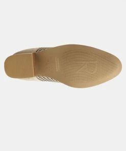 Rag & Co ROSALYN Beige Block Heeled Cut-Out Sandal Sandals 15 Rag & Co ROSALYN Beige Block Heeled Cut-Out Sandal Sandals