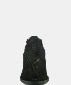 Rag & Co ROSALYN Black Block Heeled Cut-Out Sandal Sandals 11 Rag & Co ROSALYN Black Block Heeled Cut-Out Sandal Sandals