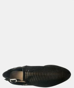 Rag & Co ROSALYN Black Block Heeled Cut-Out Sandal Sandals 14 Rag & Co ROSALYN Black Block Heeled Cut-Out Sandal Sandals