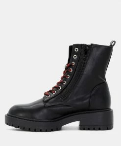 Rag & Co RUBY Combat Boot With Zipper