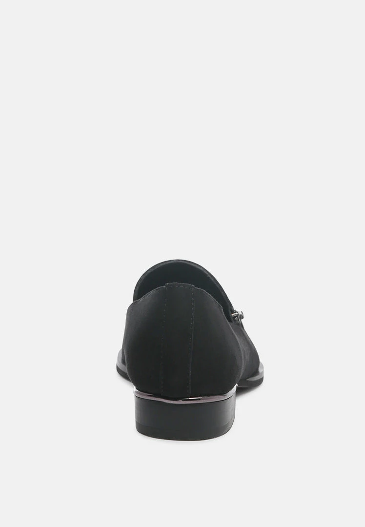 Rag & Co SARA Black Suede Slip-on Loafers 7 Rag & Co SARA Black Suede Slip-on Loafers