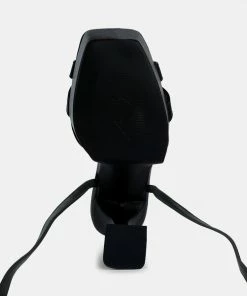 Rag & Co SPLITSOUL Black Lace Up High Platform Sandal Sandals