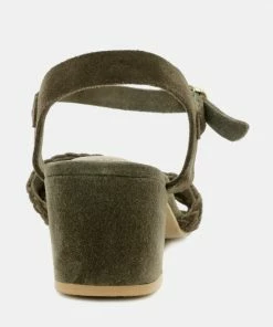 Rag & Co TASHA Khaki Block Heel Sandal 13 Rag & Co TASHA Khaki Block Heel Sandal