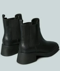 Rag & Co X THERON Chelsea Upfront Black Boot Boots 10 Rag & Co X THERON Chelsea Upfront Black Boot Boots