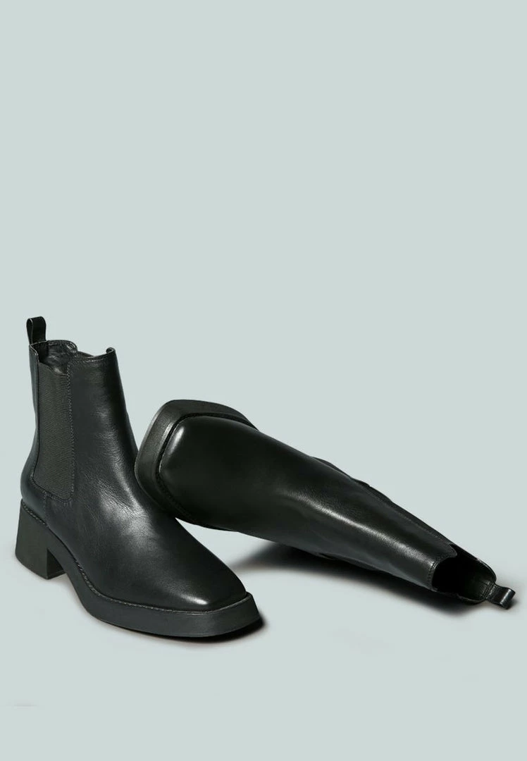 Rag & Co X THERON Chelsea Upfront Black Boot Boots 5 Rag & Co X THERON Chelsea Upfront Black Boot Boots