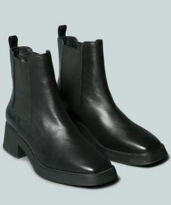 Rag & Co X THERON Chelsea Upfront Black Boot Boots