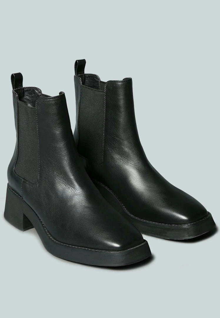 Rag & Co X THERON Chelsea Upfront Black Boot Boots 4 Rag & Co X THERON Chelsea Upfront Black Boot Boots