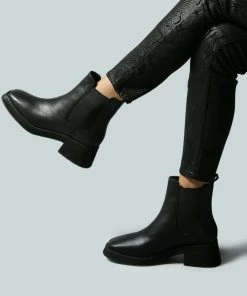 Rag & Co X THERON Chelsea Upfront Black Boot Boots 11 Rag & Co X THERON Chelsea Upfront Black Boot Boots