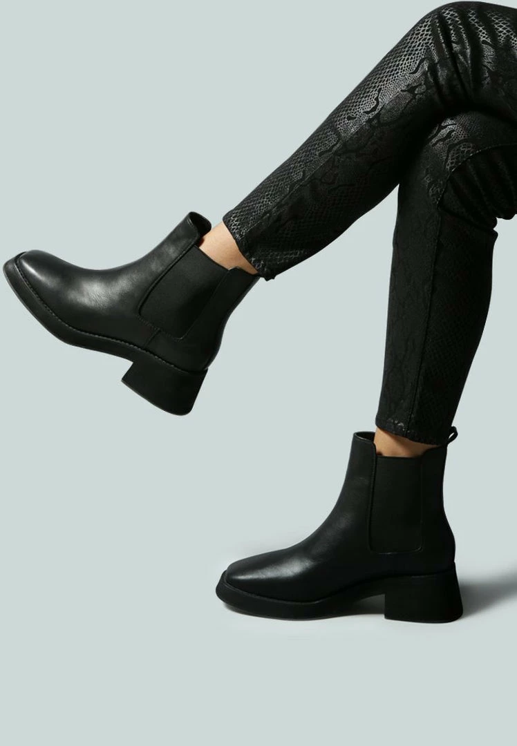 Rag & Co X THERON Chelsea Upfront Black Boot Boots 7 Rag & Co X THERON Chelsea Upfront Black Boot Boots