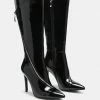 Rag & Co TSAROH Zip Around Calf Boot In Black