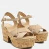Rag & Co ULLA High Heeled Block Sandal In Nude SS'22 1 Rag & Co ULLA High Heeled Block Sandal In Nude SS'22
