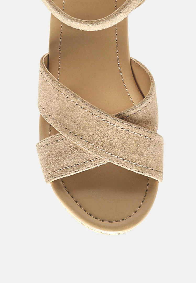 Rag & Co ULLA High Heeled Block Sandal In Nude SS'22 6 Rag & Co ULLA High Heeled Block Sandal In Nude SS'22