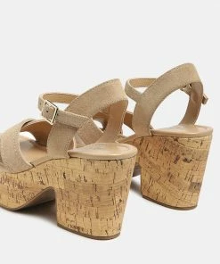 Rag & Co ULLA High Heeled Block Sandal In Nude SS'22 10 Rag & Co ULLA High Heeled Block Sandal In Nude SS'22